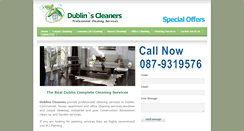 Desktop Screenshot of dublinscleaners.ie